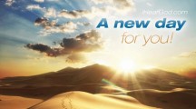 A new day for you!
